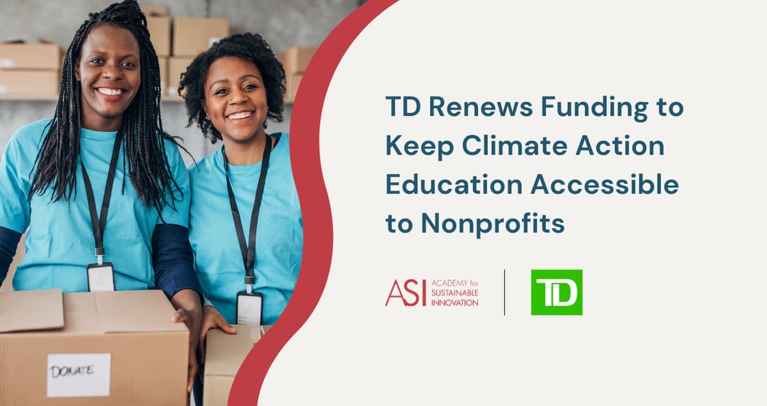 TD Press Release Climate Action for Nonprofit Leaders (1)